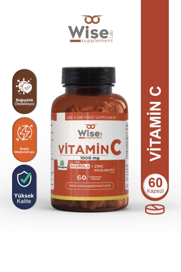 Wiselab C Vitamini Acerola 60 Kapsül